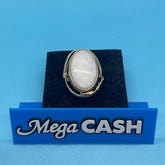 Ladies 14ct Solid Gold Opal Ring Size 7/Size O/14-54